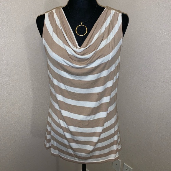 Ann Taylor Tops - Ann Taylor Striped Tank - sz S